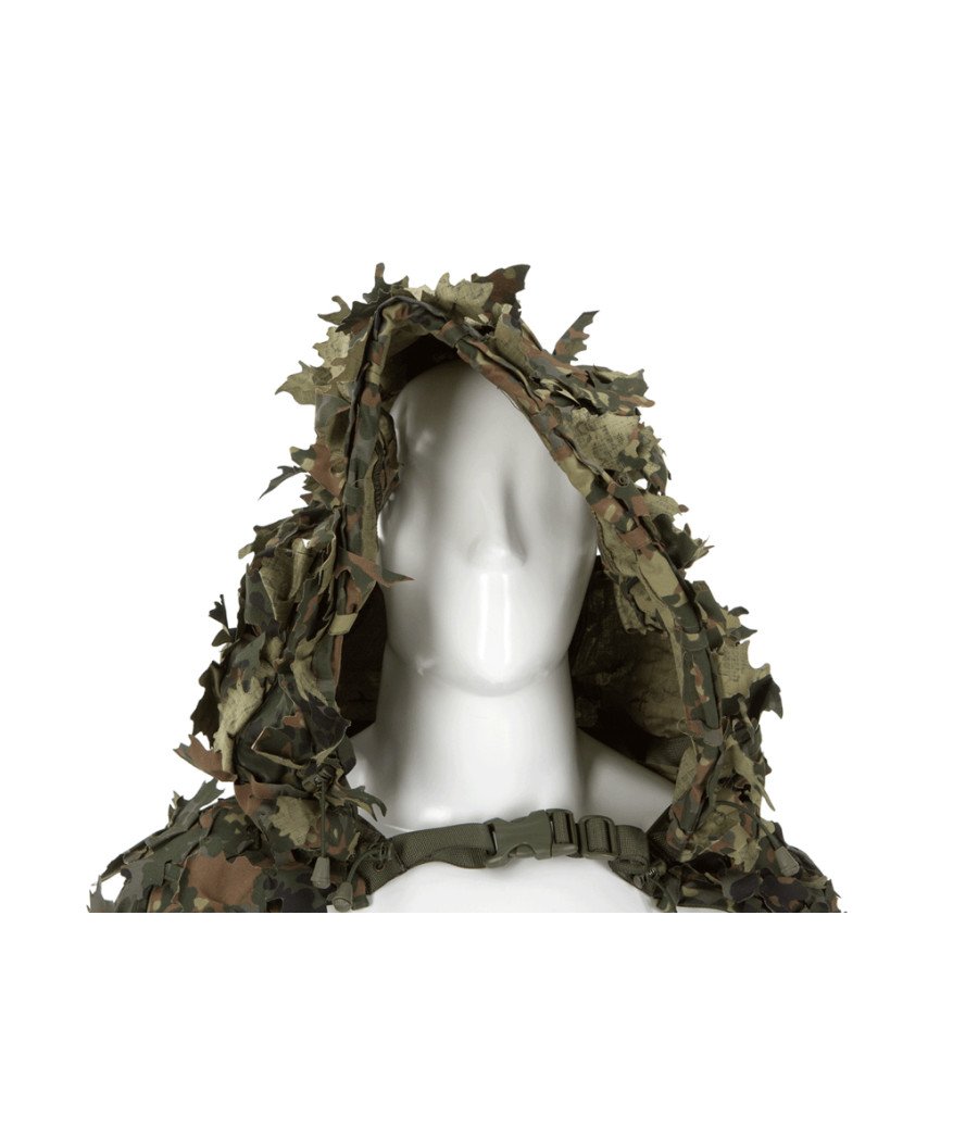 Invader Gear Sniper Bolero Leaf Woodland Maskuojantis apsiaustas