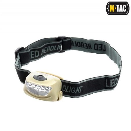 M-Tac headlamp 4+1 LED Prožektorius ant galvos