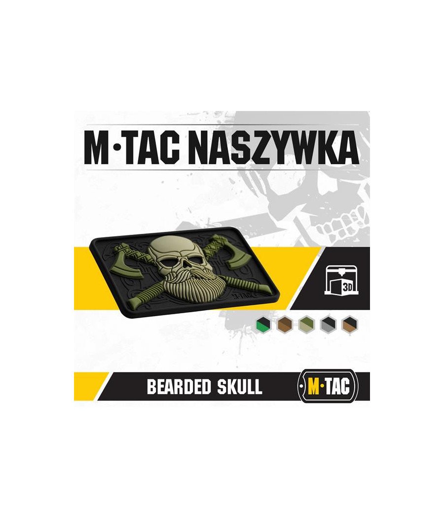 M-tac Bearded Skull 3D PVC Antsiuvas