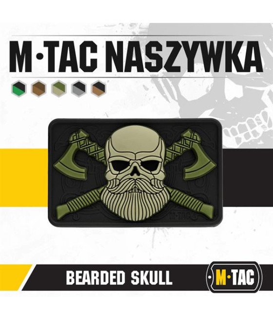 M-tac Bearded Skull 3D PVC Antsiuvas