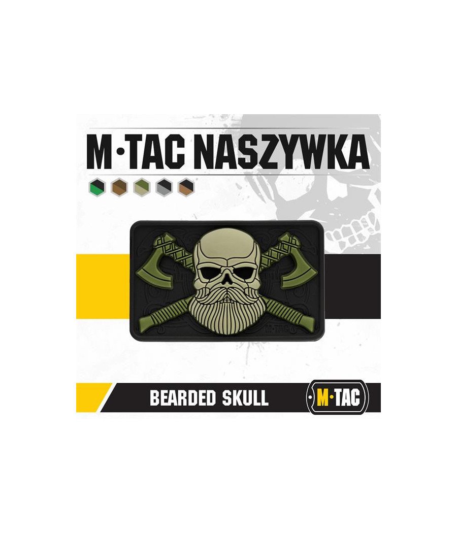 M-tac Bearded Skull 3D PVC Antsiuvas