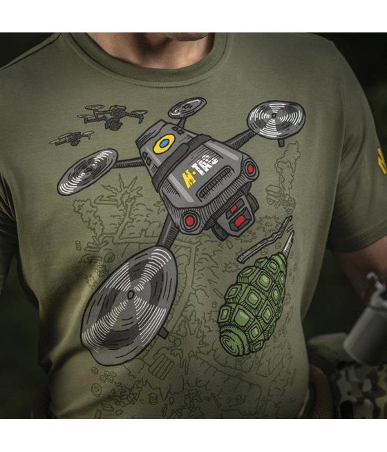 M-Tac T-Shirt Quadcopter Marškinėliai su dronų motyvais