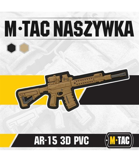 M-Tac Patch AR-15 3D PVC Antsiuvas