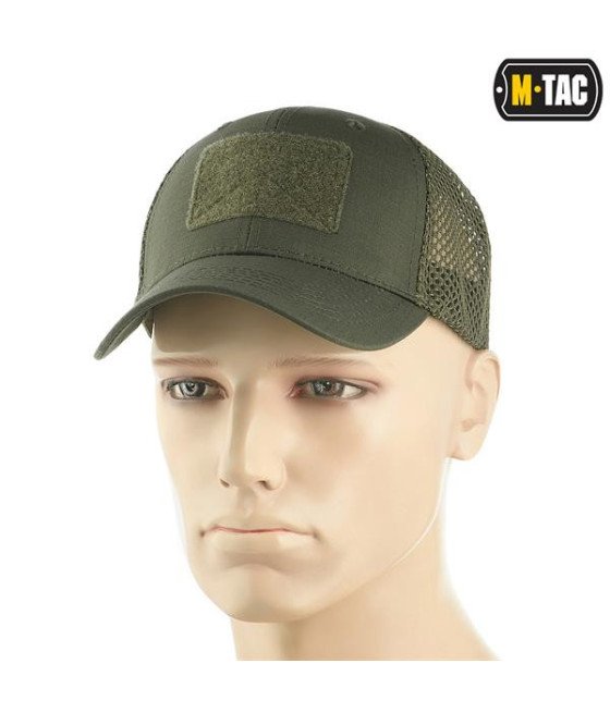 M-Tac Mesh Flex Ripstop Baseball Cap with Velcro Beisbolo