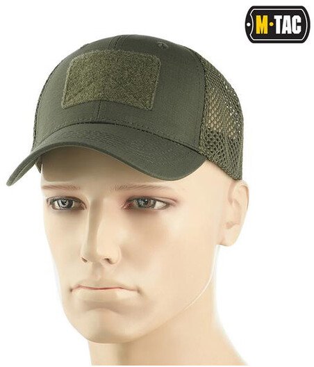 M-Tac Mesh Flex Ripstop Baseball Cap with Velcro Beisbolo