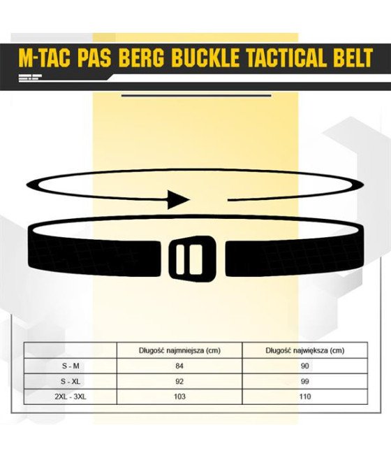 M-Tac Berg Buckle Tactical Belt