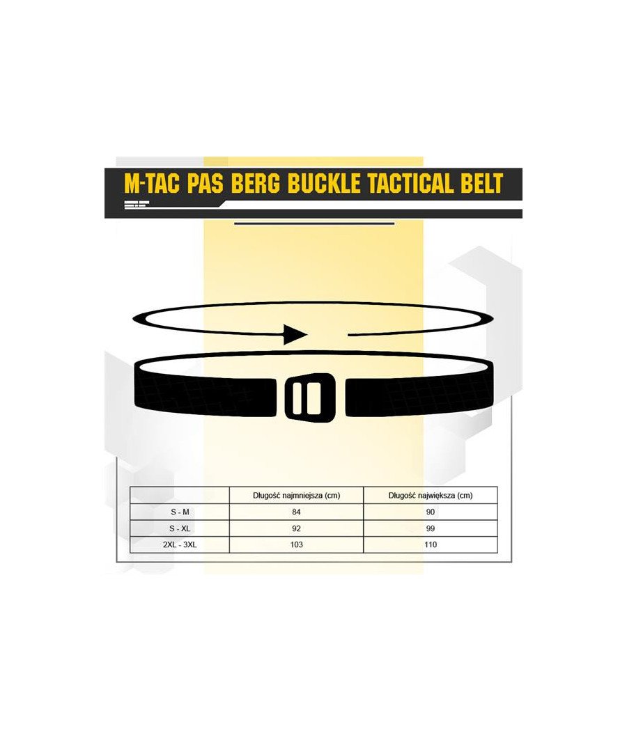 M-Tac Berg Buckle Tactical Belt