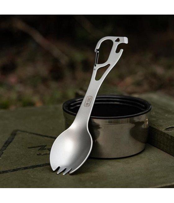 M-Tac Spork Cutlery Set with a Carabiner Valgymo įrankiai