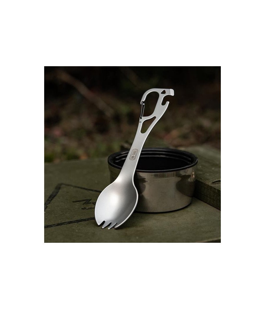 M-Tac Spork Cutlery Set with a Carabiner Valgymo įrankiai