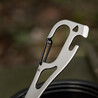 M-Tac nerūdijančio plieno spork 14,8 cm su karabinu