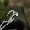 M-Tac nerūdijančio plieno spork 14,8 cm su karabinu