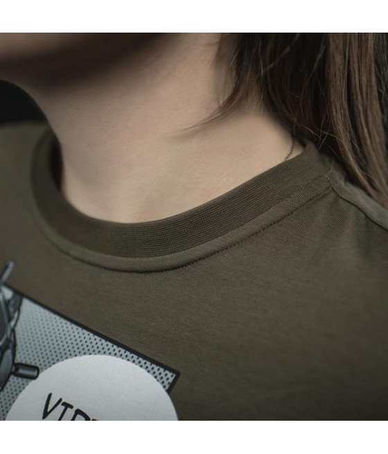 M-Tac T-Shirt Comics Drone Girl Marškinėliai su dronų motyvais