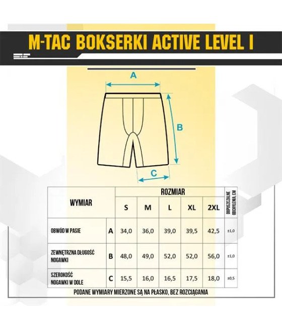 M-Tac Brief Active Level I Pirmo sluoksnio vyriški apatiniai vėsiam orui