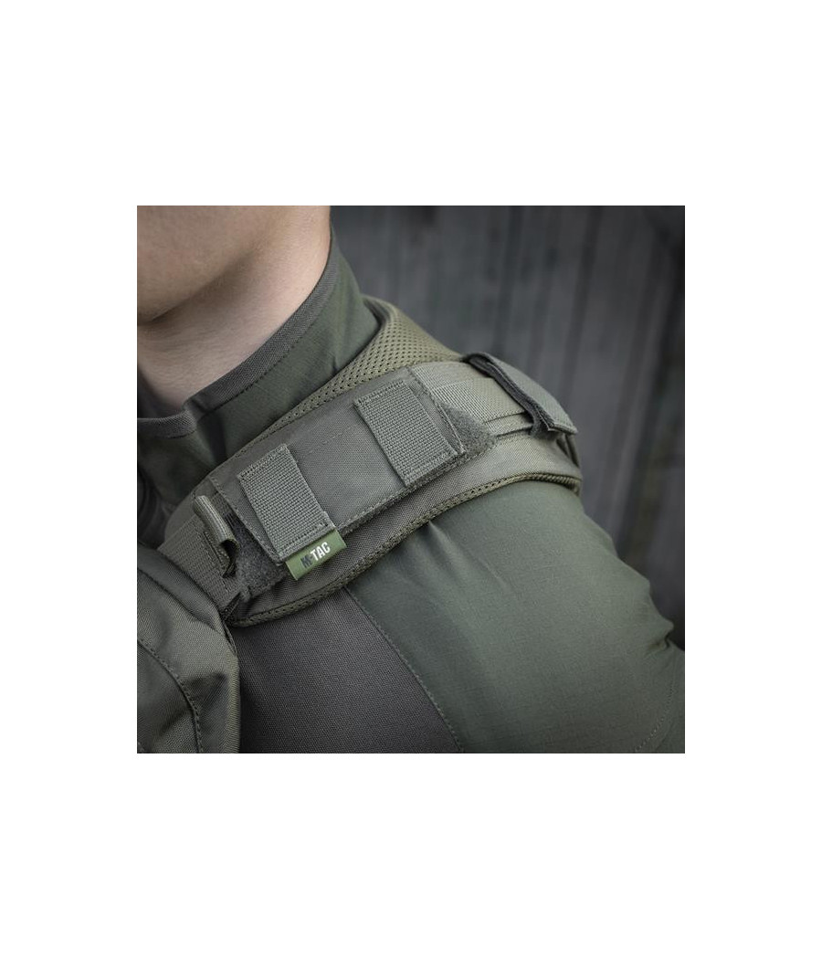 M-Tac Shoulder Damper for Plate Carrier Cuirass QRS Paminkštinimas pečiams šarvinei liemenei apkrovai paskirstyti