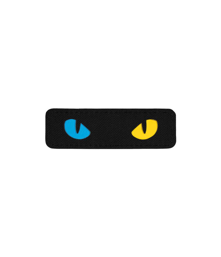 M-Tac Patch Cat Eyes Laser Cut Black/Yellow/Blue Antsiuvas su ukrainietiškais motyvais