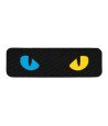 M-Tac Patch Cat Eyes Laser Cut Black/Yellow/Blue Antsiuvas su ukrainietiškais motyvais