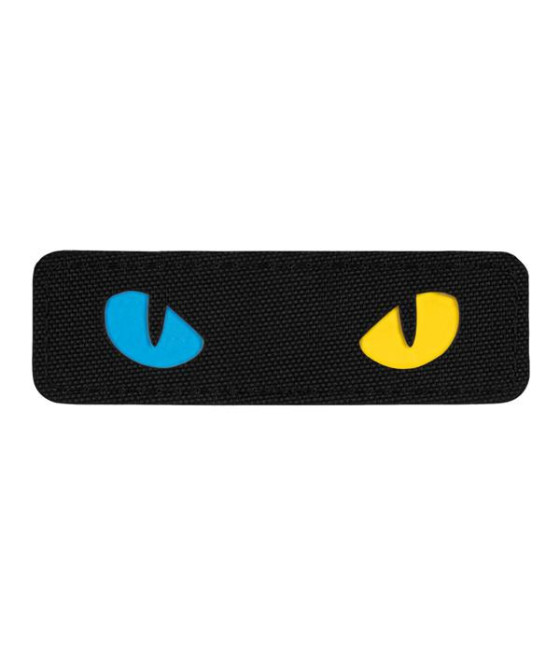 M-Tac Patch Cat Eyes Laser Cut Black/Yellow/Blue Antsiuvas su ukrainietiškais motyvais