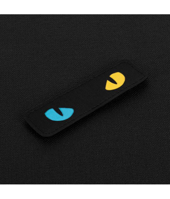 M-Tac Patch Cat Eyes Laser Cut Black/Yellow/Blue Antsiuvas su ukrainietiškais motyvais