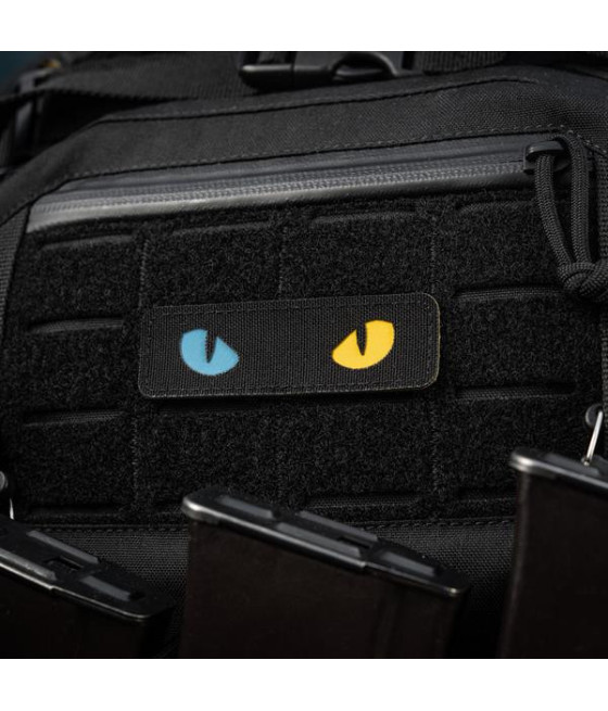 M-Tac Patch Cat Eyes Laser Cut Black/Yellow/Blue Antsiuvas su ukrainietiškais motyvais