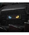 M-Tac Patch Cat Eyes Laser Cut Black/Yellow/Blue Antsiuvas su ukrainietiškais motyvais