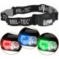 Mil-Tec Headlamp LED 4 Colours Ant galvos dedamas, 4-ių spalvų prožektorius