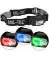 Mil-Tec Headlamp LED 4 Colours Ant galvos dedamas, 4-ių spalvų prožektorius