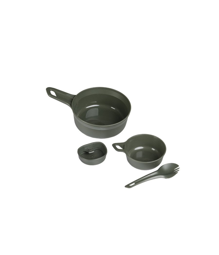 Wildo Adventure Kit 4pcs KCT Olive 4 dalių puodų ir įrankių rinkinys