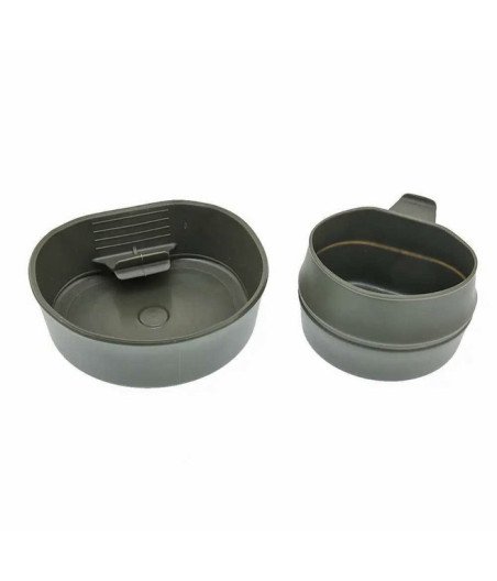 Wildo FOLD-A-CUP Big Olive Green Didelis, sulankstomas puodelis 600ml