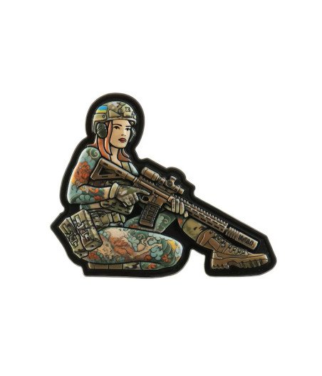 M-Tac Patch Tactical girl №2 Yakuza Redhead PVC Antsiuvas