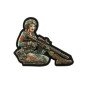 M-Tac Patch Tactical girl №2 Yakuza Redhead PVC Antsiuvas