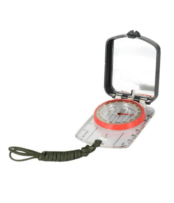 M-Tac Cartographic Compass Witch Mirror Small Mažas kartografinis kompasas