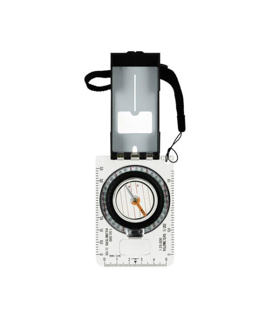 M-Tac Cartographic Compass Witch Mirror Large Kartografinis kompasas su veidrodėliu