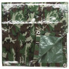 Mil-Tec brezentas Woodland 190×300 cm – kempingo tentas