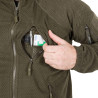 Helikon-Tex Alpha Tactical Jacket Grid Fleece Šiltas flisinis džemperis/megztinis, Olive