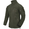 Helikon-Tex Alpha Tactical Jacket Grid Fleece Šiltas flisinis džemperis/megztinis, Olive