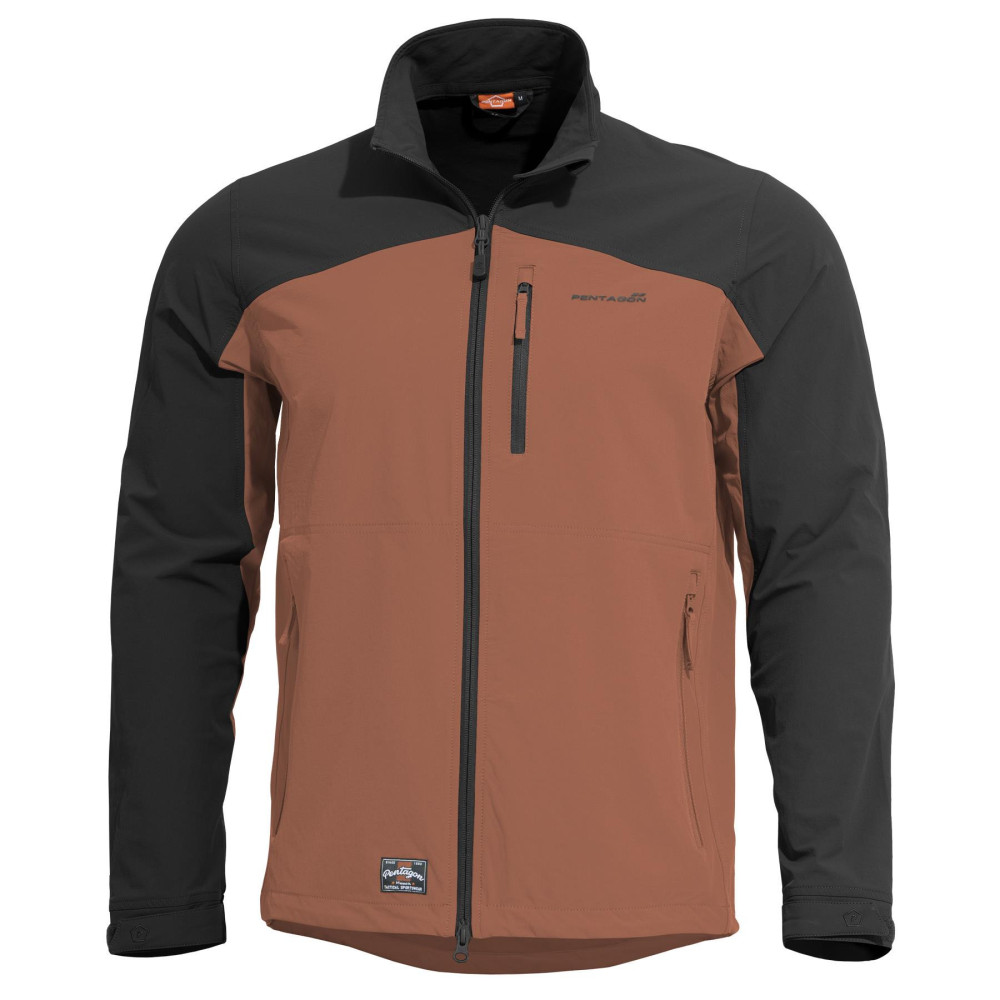 Softshell striukė RAL7013 – 91 % nailonas, DWR, 4 kryptys