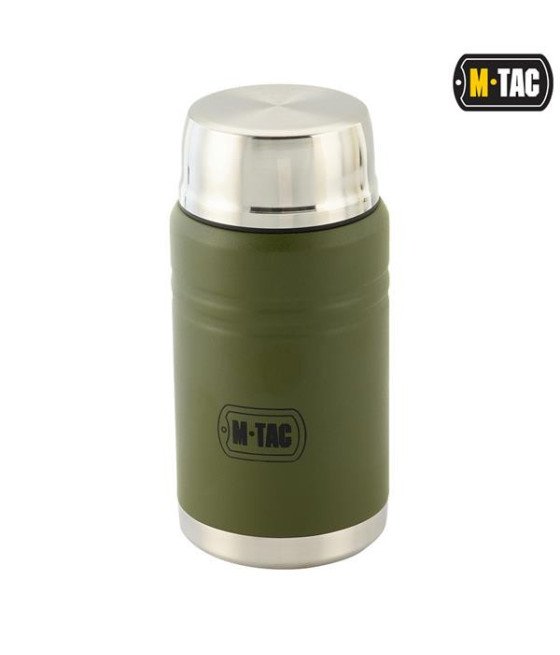 M-Tac Stainless 750 ml Thermos with Folding Spoon Termosas su