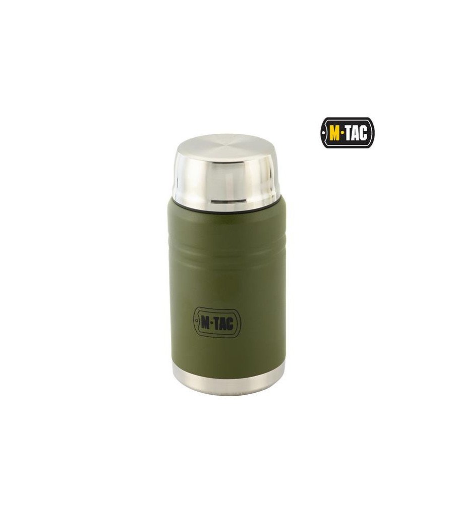 M-Tac Stainless 750 ml Thermos with Folding Spoon Termosas su