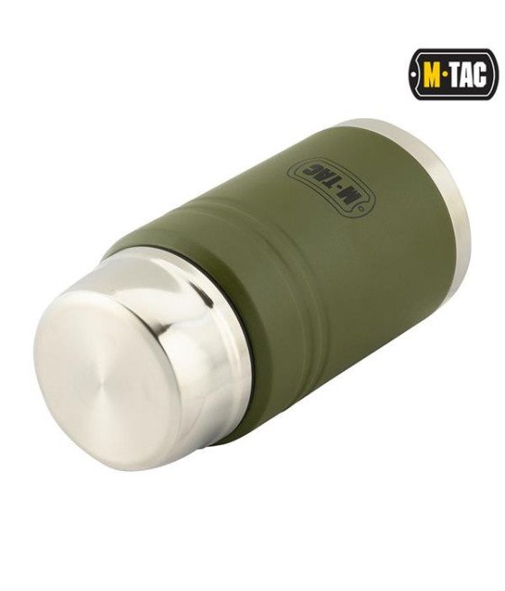 M-Tac Stainless 750 ml Thermos with Folding Spoon Termosas su