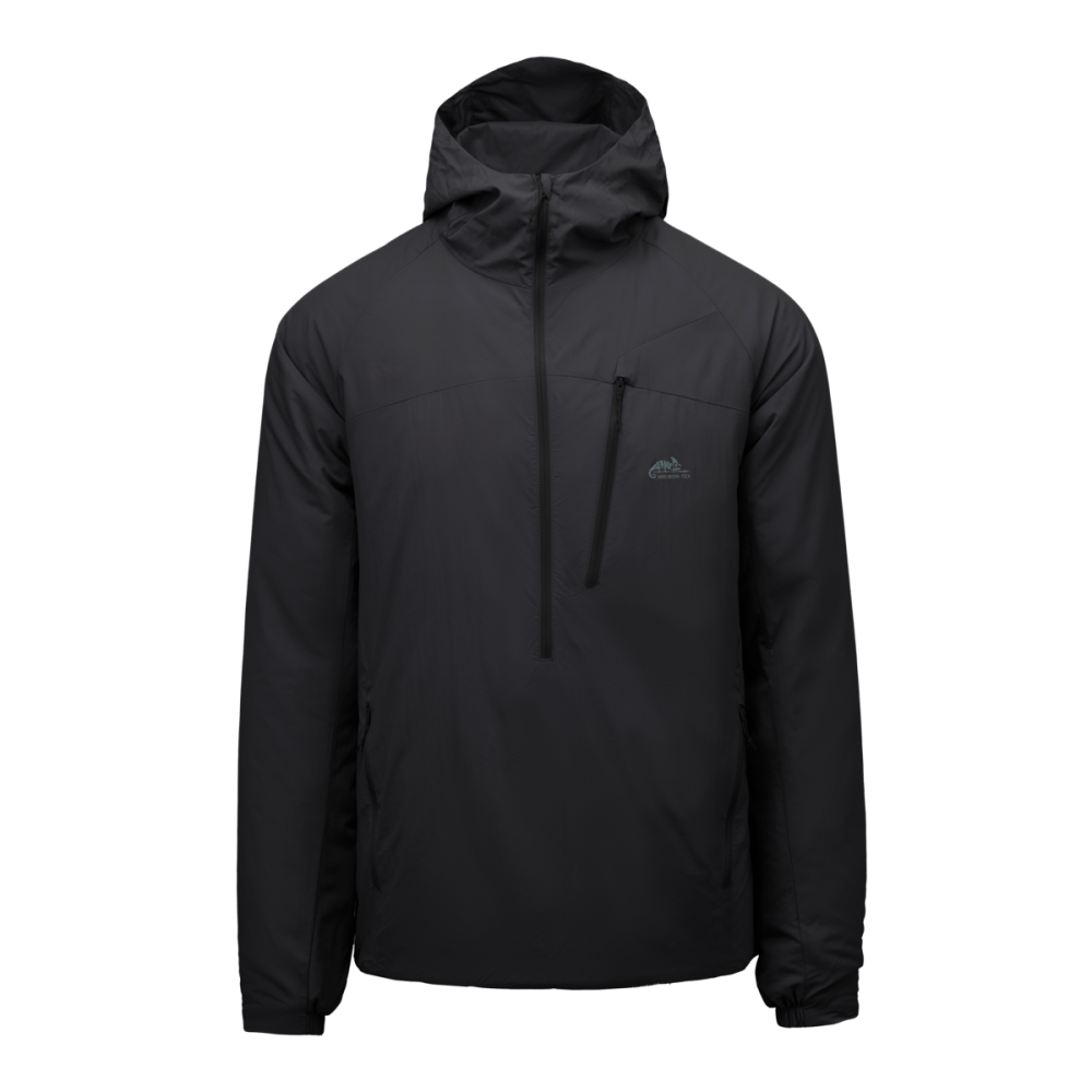 Helikon-Tex Wolfhound Hoodie Lite Jacket Lengva pašiltinta striukė su gobtuvu, Juoda