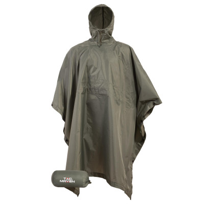 Pončas 210D – vandeniui atsparus, kvėpuojantis 1500 g/m²