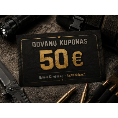 Dovanų kuponas 50 € | TacticalShop.lt