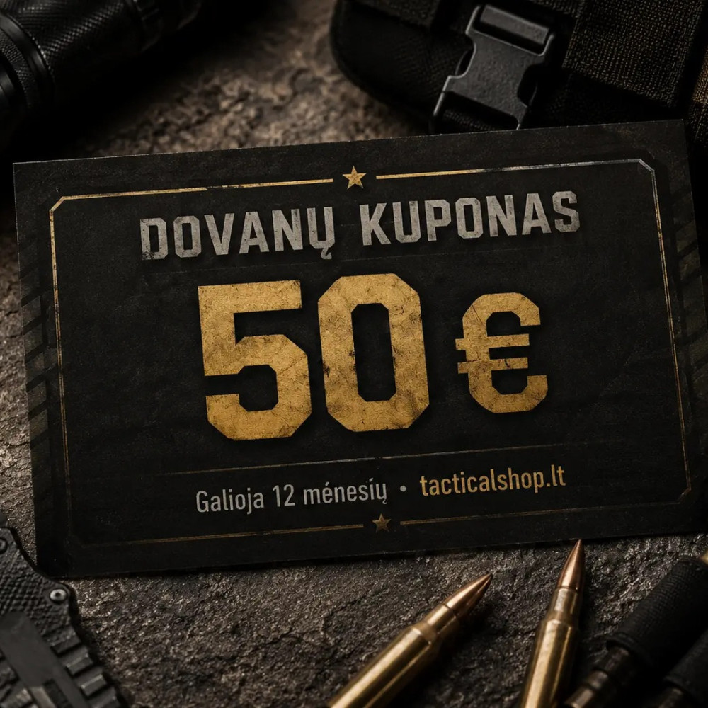 Dovanų kuponas 50 € | TacticalShop.lt
