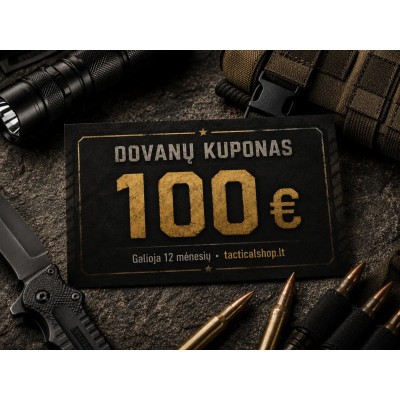 Dovanų kuponas 100 € | TacticalShop.lt