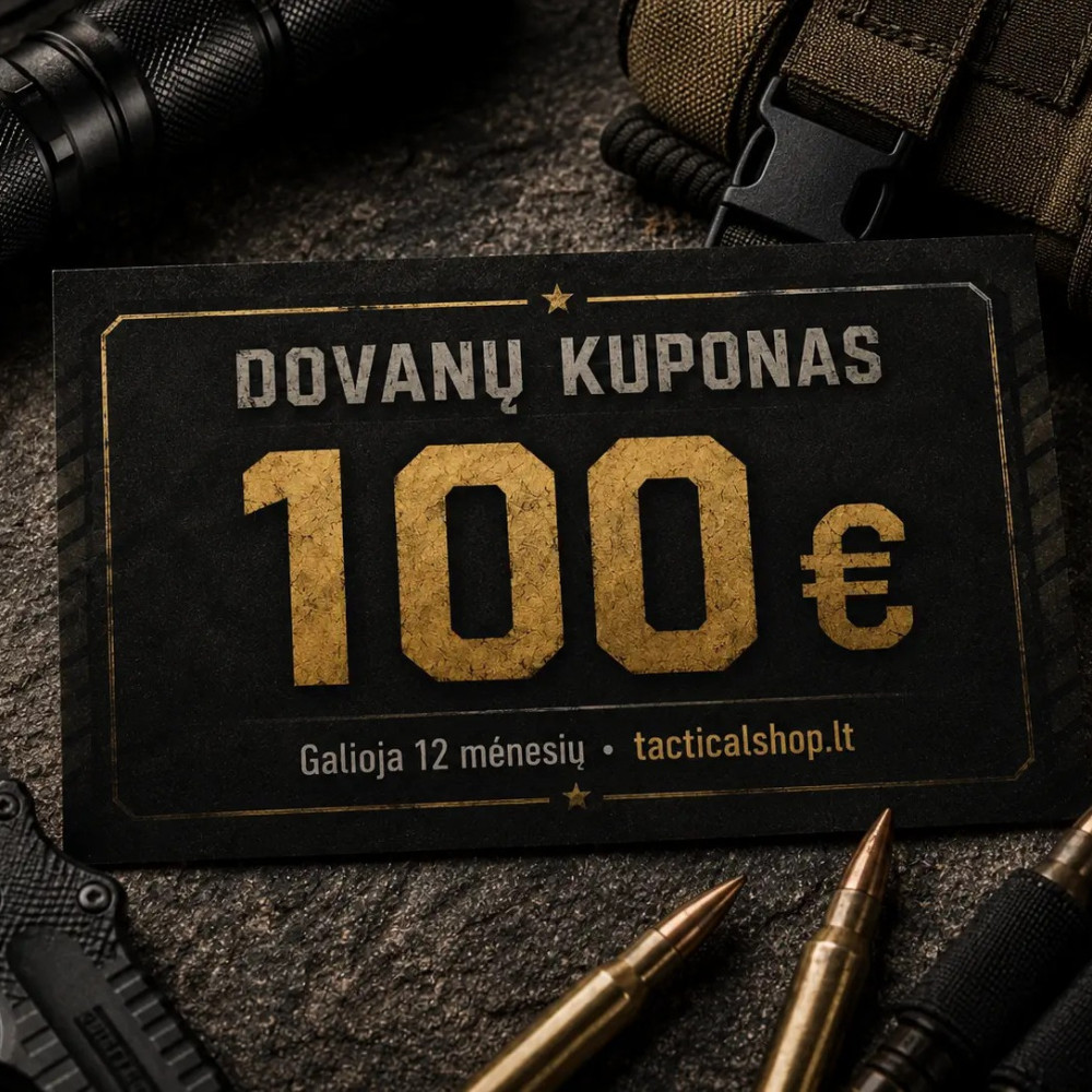 Dovanų kuponas 100 € | TacticalShop.lt