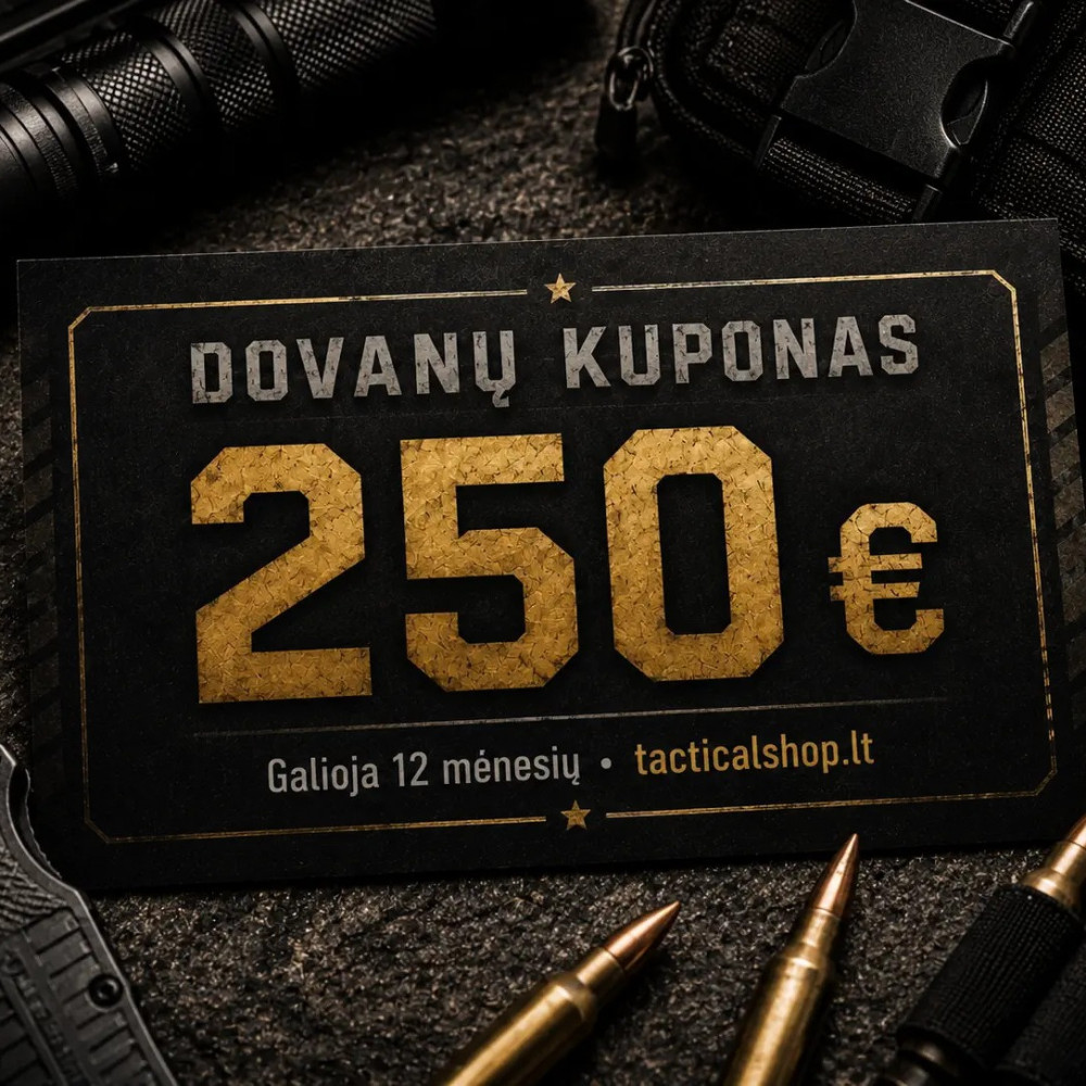 Dovanų kuponas 250 € | TacticalShop.lt