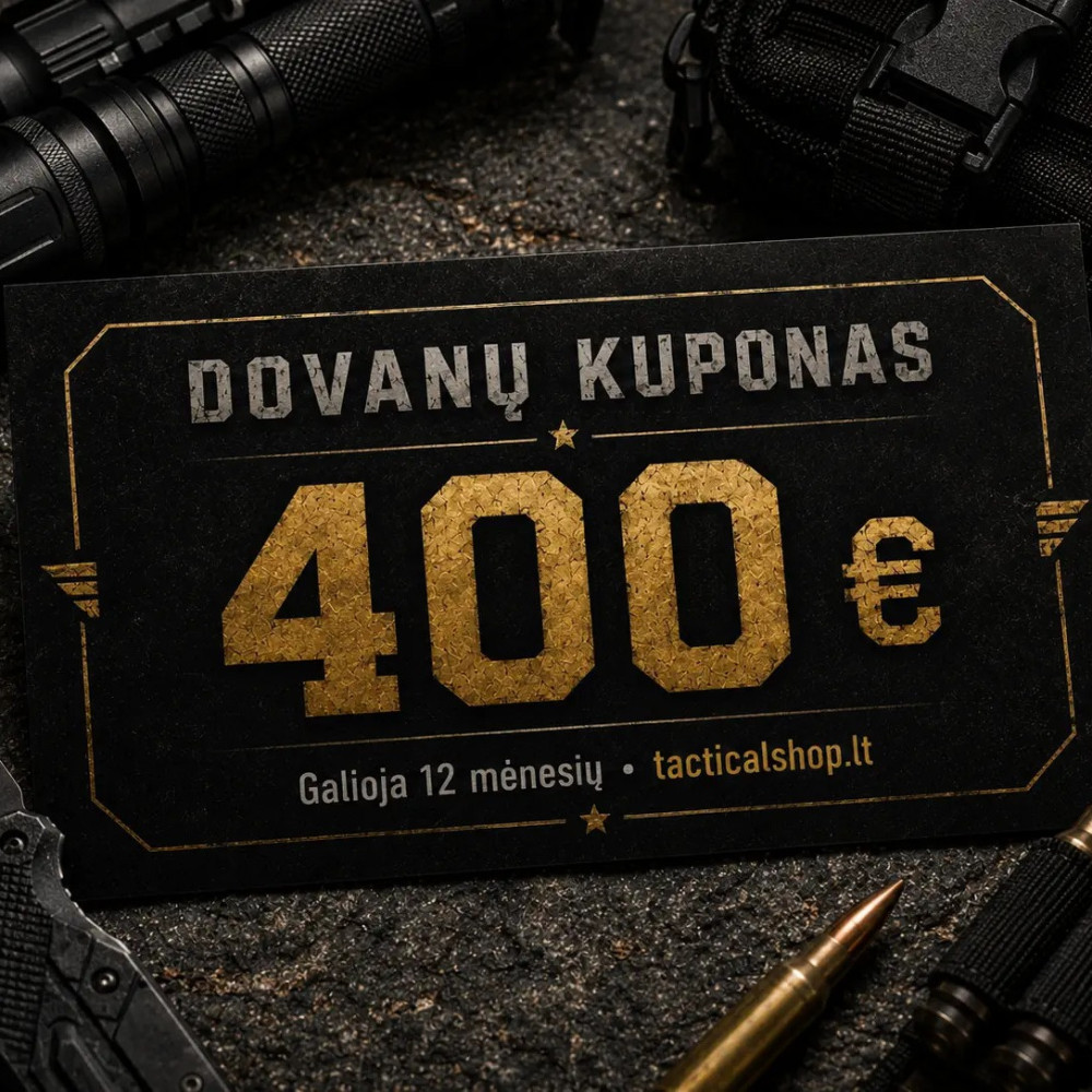 Dovanų kuponas 400 € | TacticalShop.lt