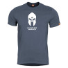 Pentagon Spartan Helmet T-Shirt Marškinėliai su spartiečio šalmu, Mėlyna