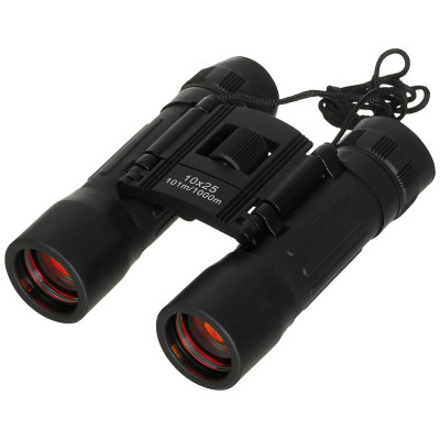 MFH Binocular Foldable 10×25 Ruby Lens – kišeniniai žiūronai