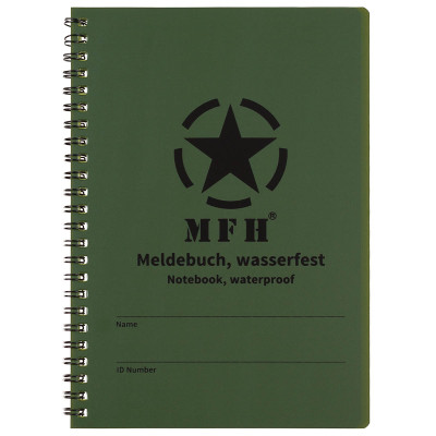 MFH Notebook Waterproof Spiral Binding – užrašų knygutė